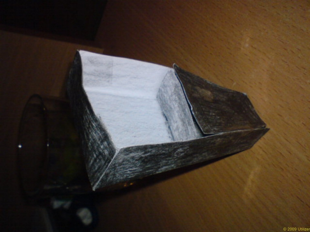 Papierowa trumienka :)