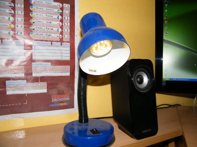 Oświetlenie mojego biurka