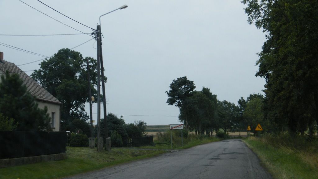 Powiat Kluczborski - wieś Łowkowice - oświetlenie
