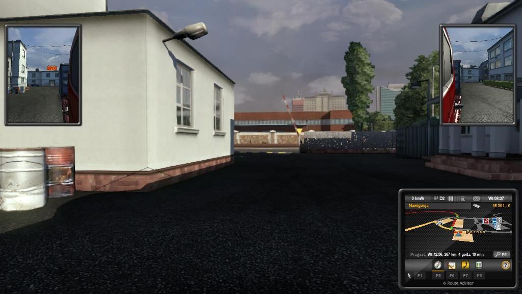 Oprawa w grze Euro Truck Simulator 2