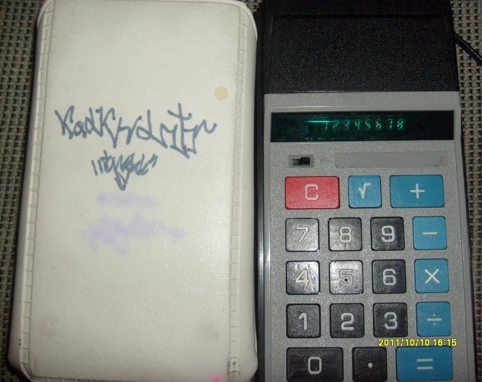 Radziecki kalkulator z allegro.