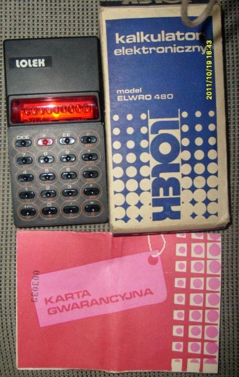 Kalkulator Elwro Lolek