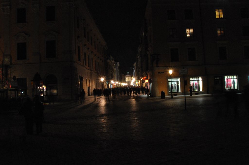 Kraków nocą.J