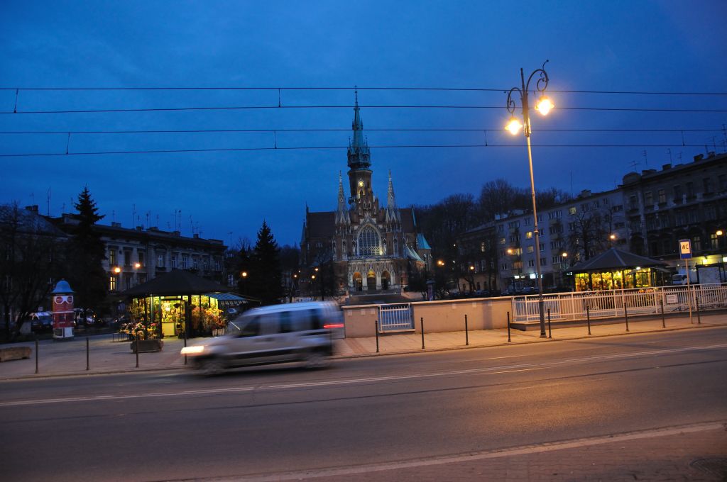 Kraków nocą marzec (4).J